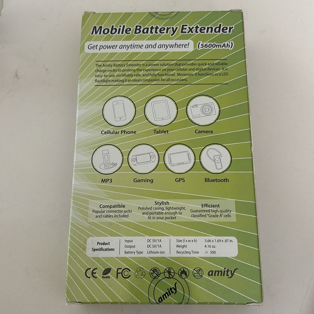 AMITY Pink Mobile Battery Extender - Picture 3 of 5